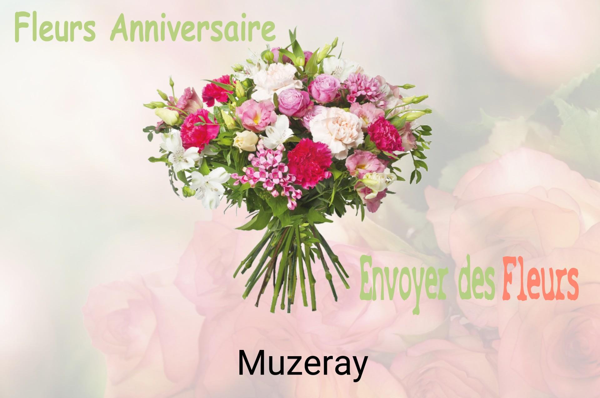 Bouquet de fleurs d’anniversaire livré à Muzeray