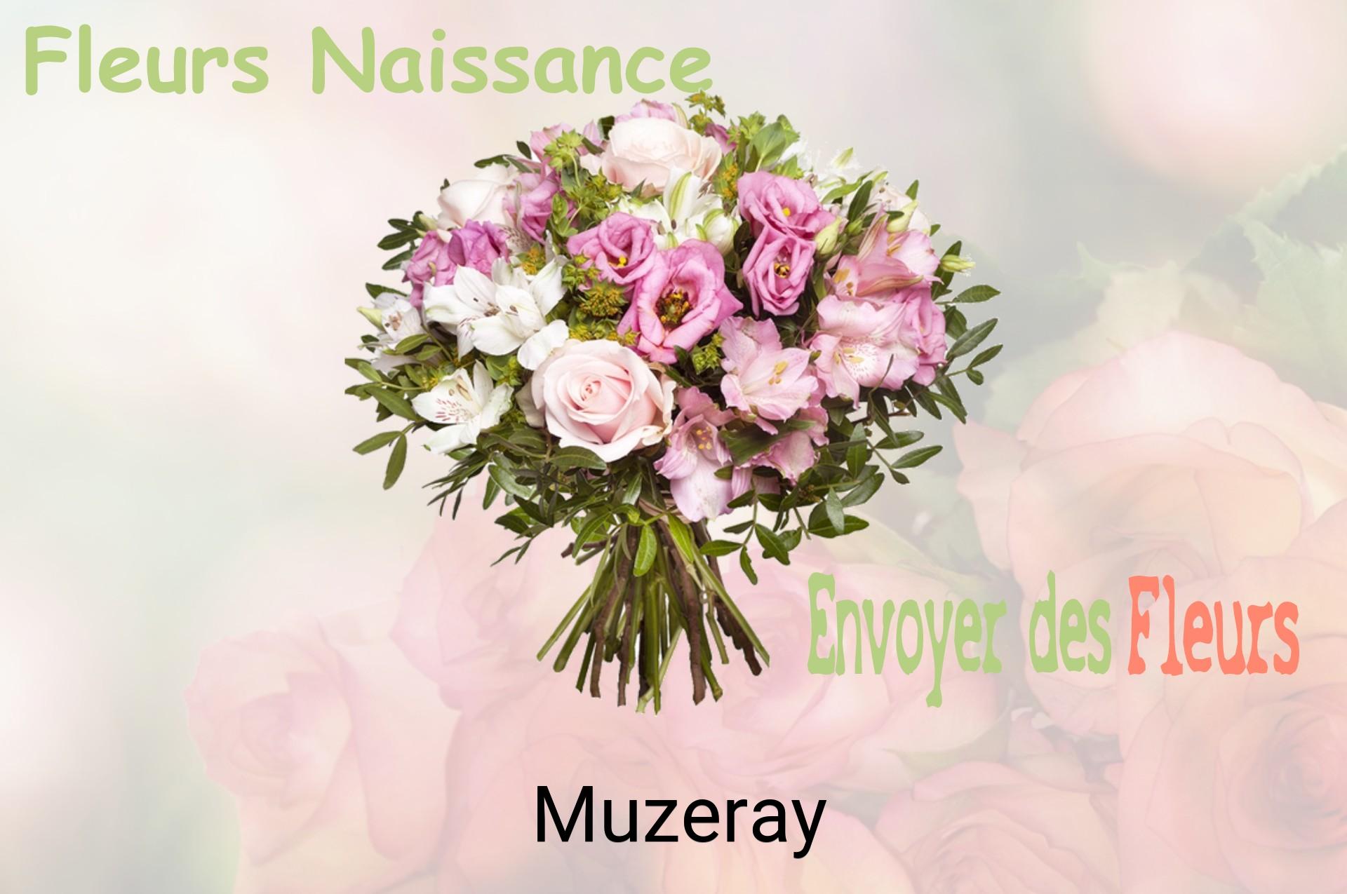 Bouquet de fleurs de naissance livré à Muzeray